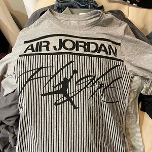 Air Jordan Nike Flight Men’s Size Large Gray T-Shirt BRAND NEW